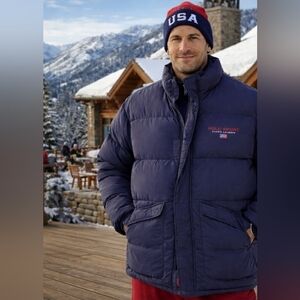 Vintage POLO SPORT Ralph Lauren XL Down Puffer Jacket